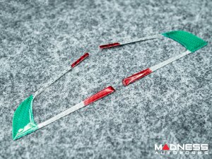 Alfa Romeo Giulia Steering Wheel Trim - Italian Theme - Std Model - Control Trim - Carbon Fiber - Pre '20 models - Feroce Carbon Alfa Romeo Giulia Steering Wheel Trim - Italian Theme - Std Model - Control Trim - Carbon Fiber - Pre '20 models - Feroce Carbon